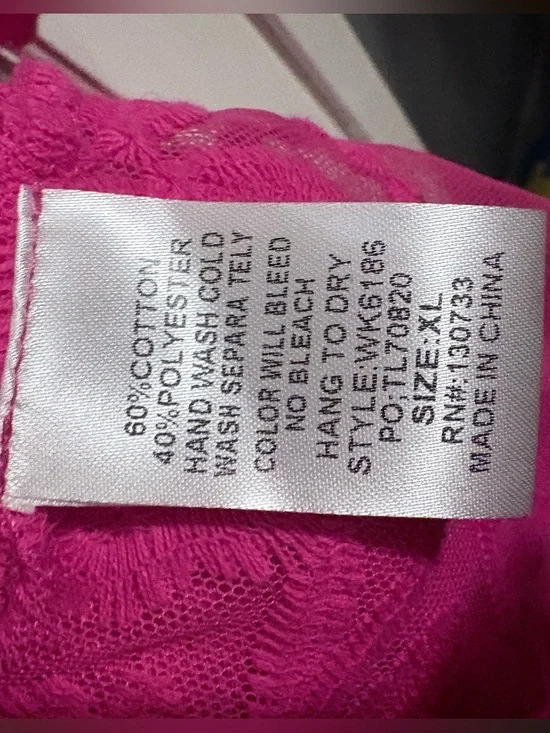 ✨ Umgee Pink Lace Kimono | Size XL | NWT | Boho Duster ✨ - Picture 3 of 5